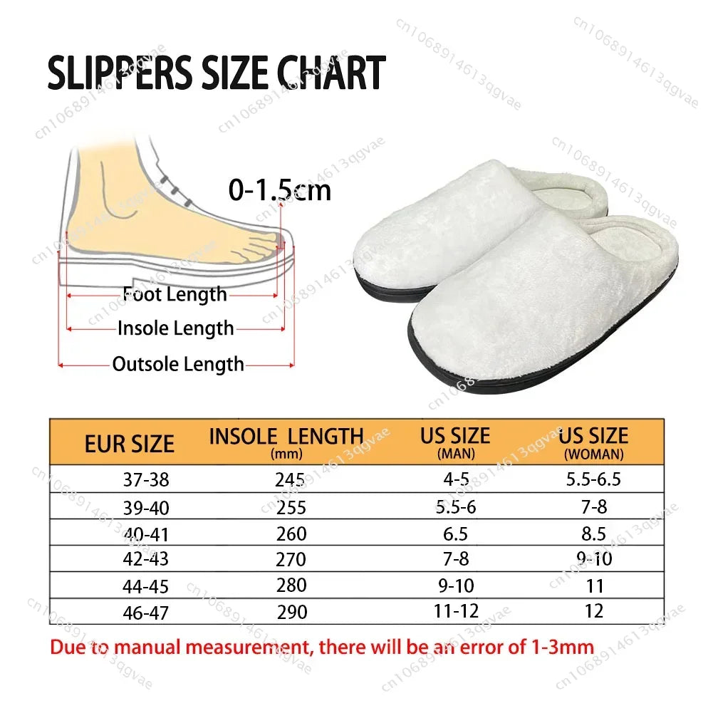 Halloween Pumpkin Home Cotton Slippers High Quality Mens Womens Plush Bedroom Casual Keep Warm Shoe Customized Thermal Slipper
