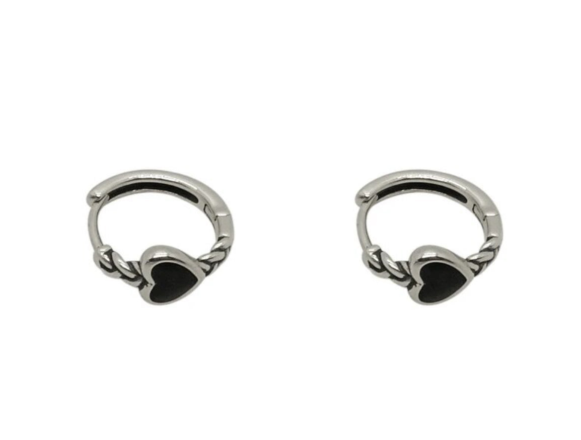 Lover Heart Hoop Earrings