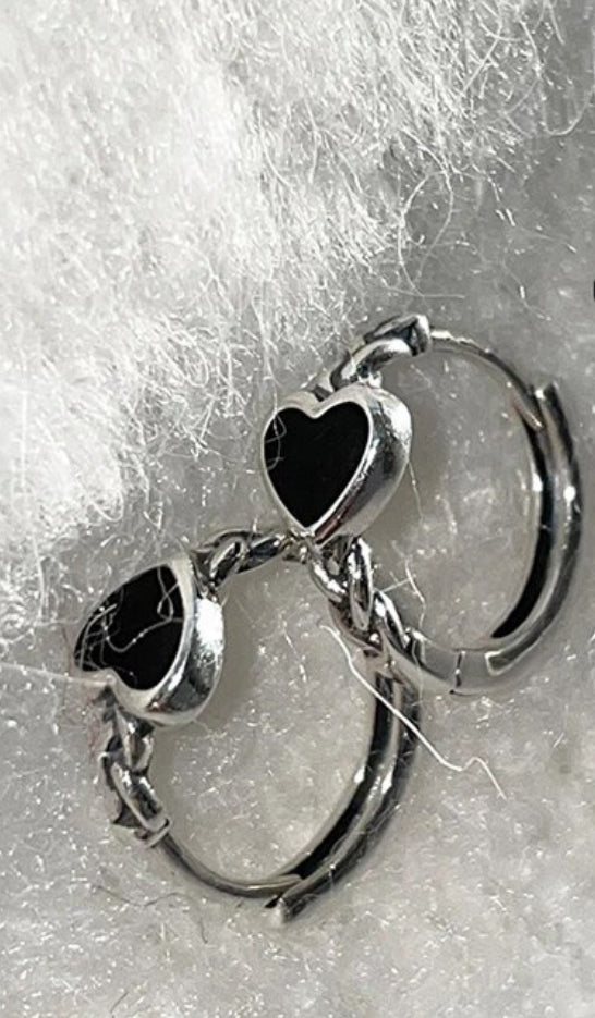 Lover Heart Hoop Earrings