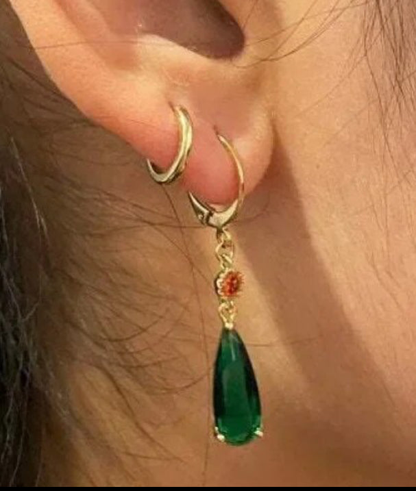 Elegant Jewel Drop Earrings